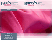 Tablet Screenshot of leonsfabrics.co.uk
